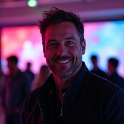 Photo of Michael Anderson, CEO of Sonic Bloom Events.