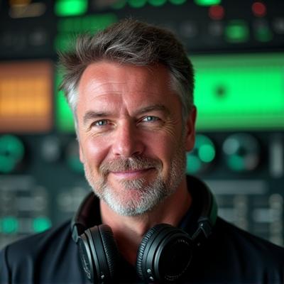 Photo of Marcus 'Sonic' Davies, Technical Director at Sonic Bloom Events
